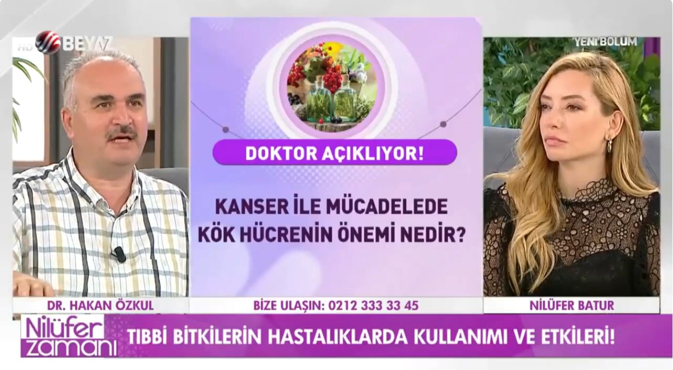 Beyaz TV'de Nilüfer Hanım'a Konuk Olduk